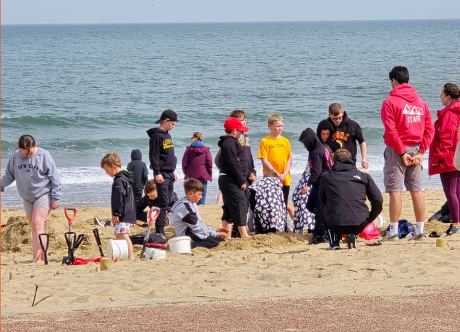 Beach activity